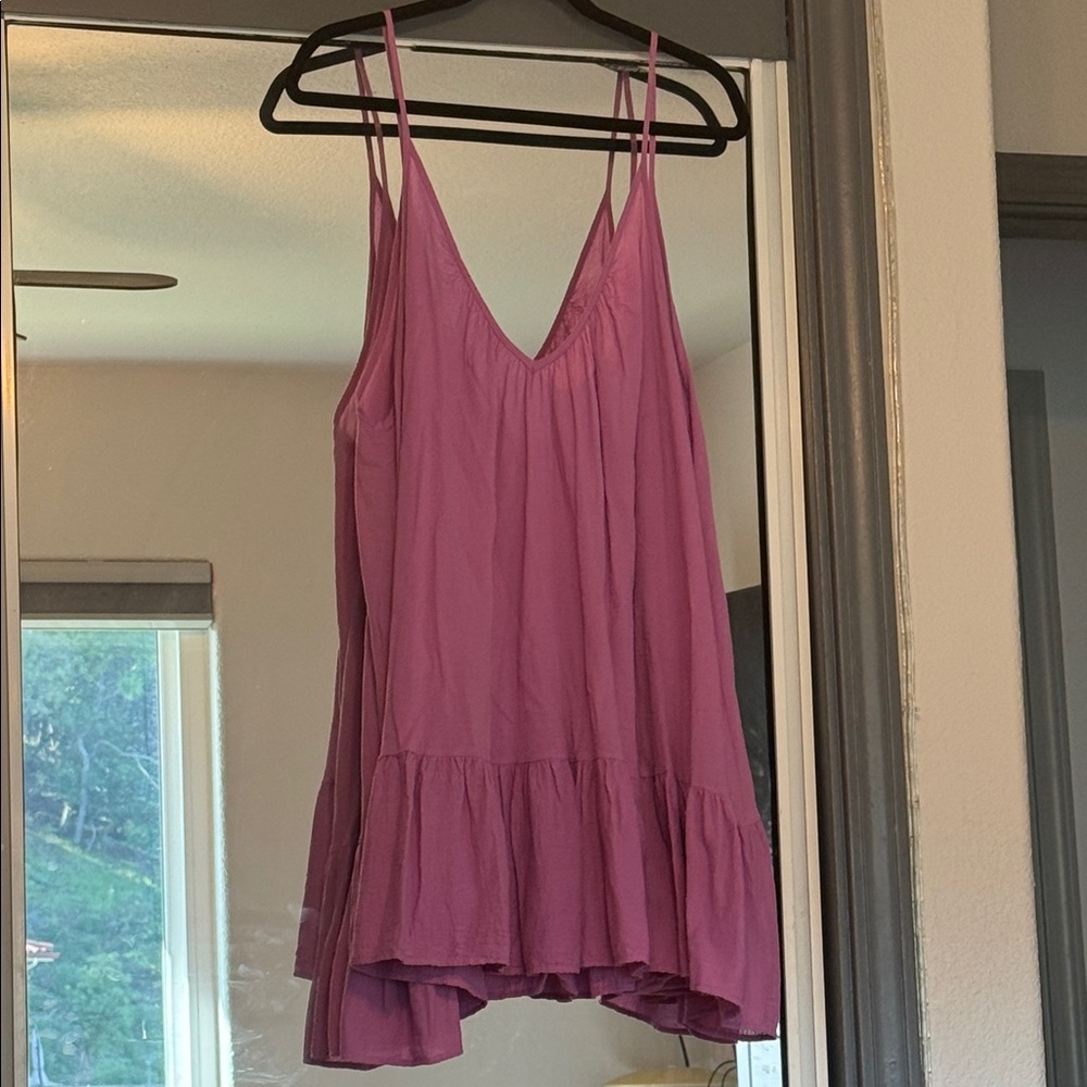 Vibrant Pink Flowy Sleeveless Top